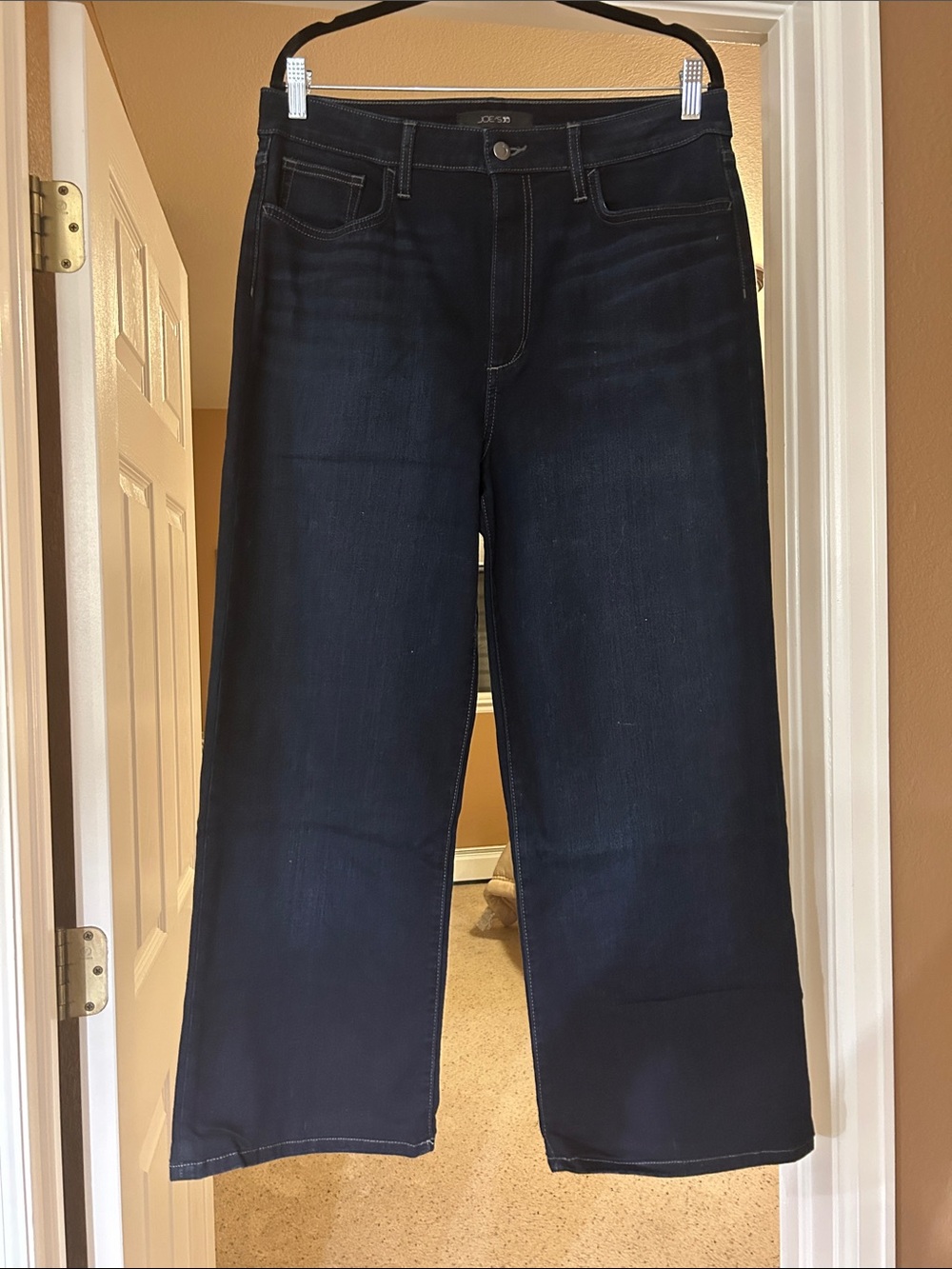Joe's Jeans Women's Dark Blue Wide-Leg Flare Jeans